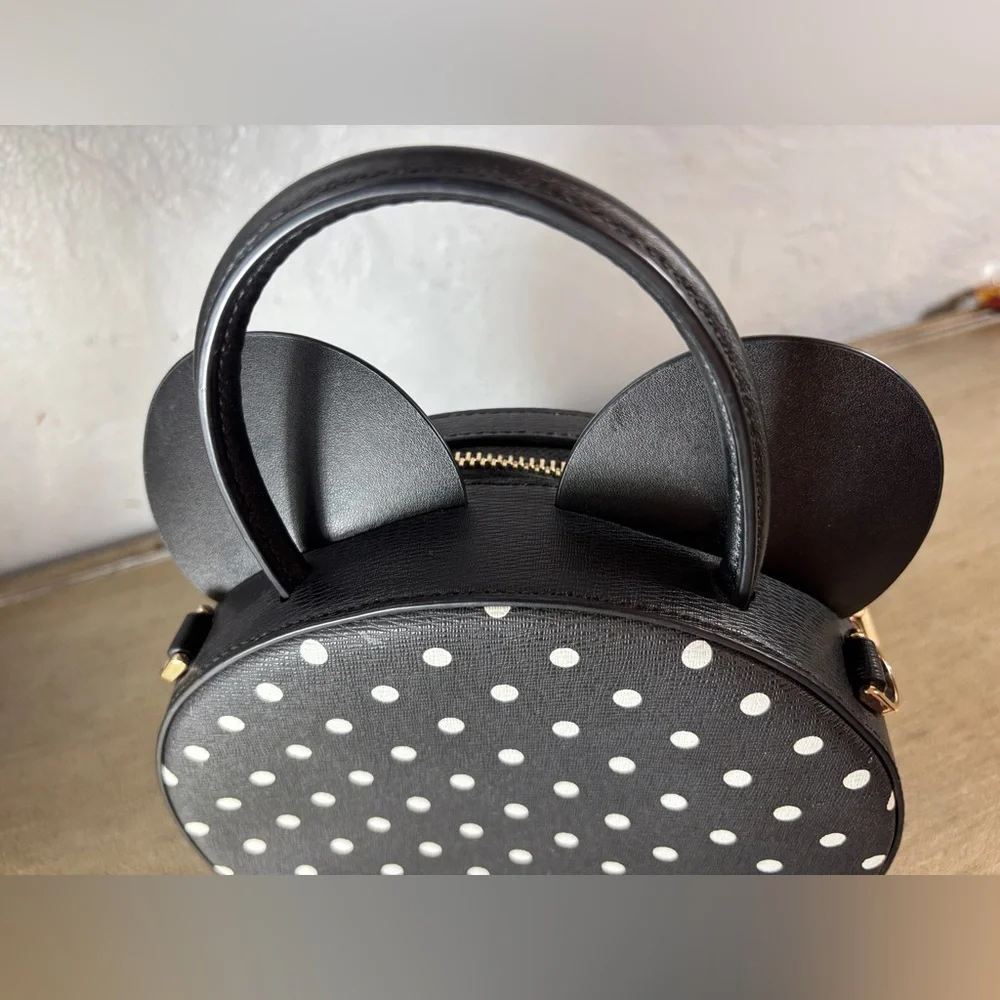 Kate Spade X Disney Minnie Mouse Crossbody, NWT Polka Dot - Picture 6 of 16